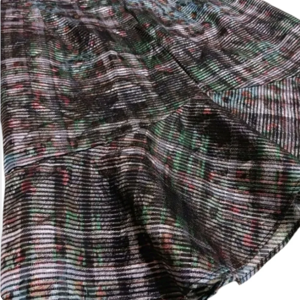 Marie Oliver Filly Organza Plaid Trumpet Skirt Flounce Hem